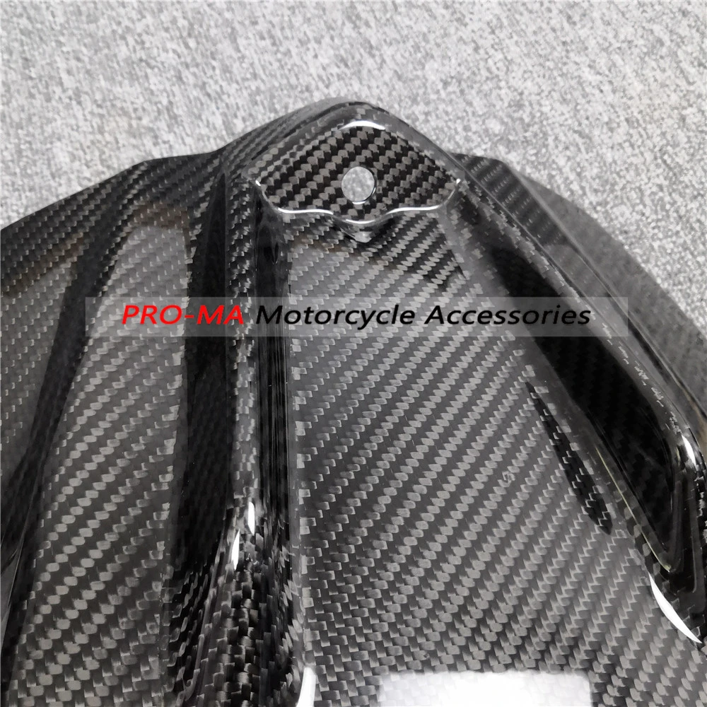 Чехол на бак мотоцикла из углеродного волокна для Aprilia RSV4 2013+, Tuono V4+ саржевое глянцевое переплетение