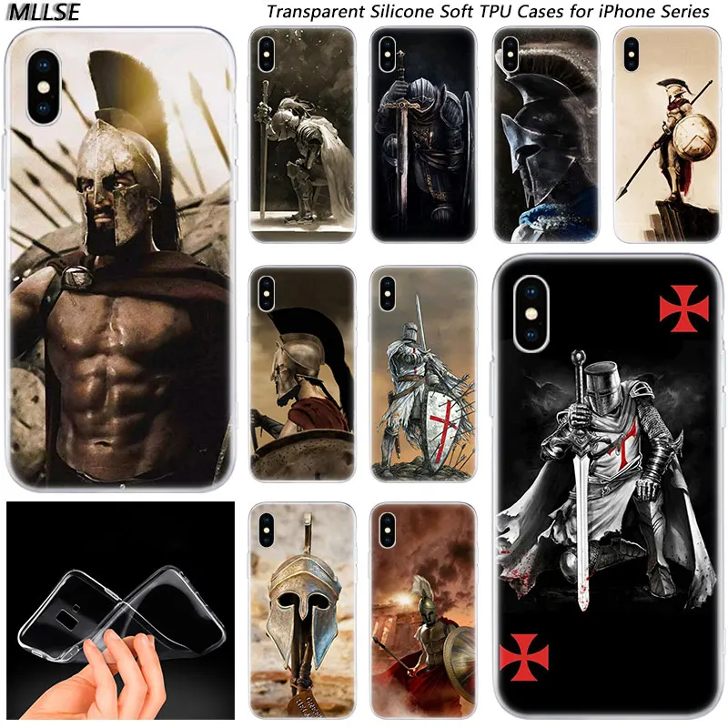 

Hot Saiyaman Saga Spartan samurai Fashion Silicone Case Cover for Apple iPhones 7 8 Plus 6 6s Plus 5 5s SE X XR XS MAX