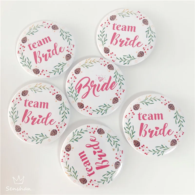 Hen Party Bride Badge Decoration Team Bride Coffetti Bridal Shower Decoration Team Bride Badge Bachelor party Supplies (20)