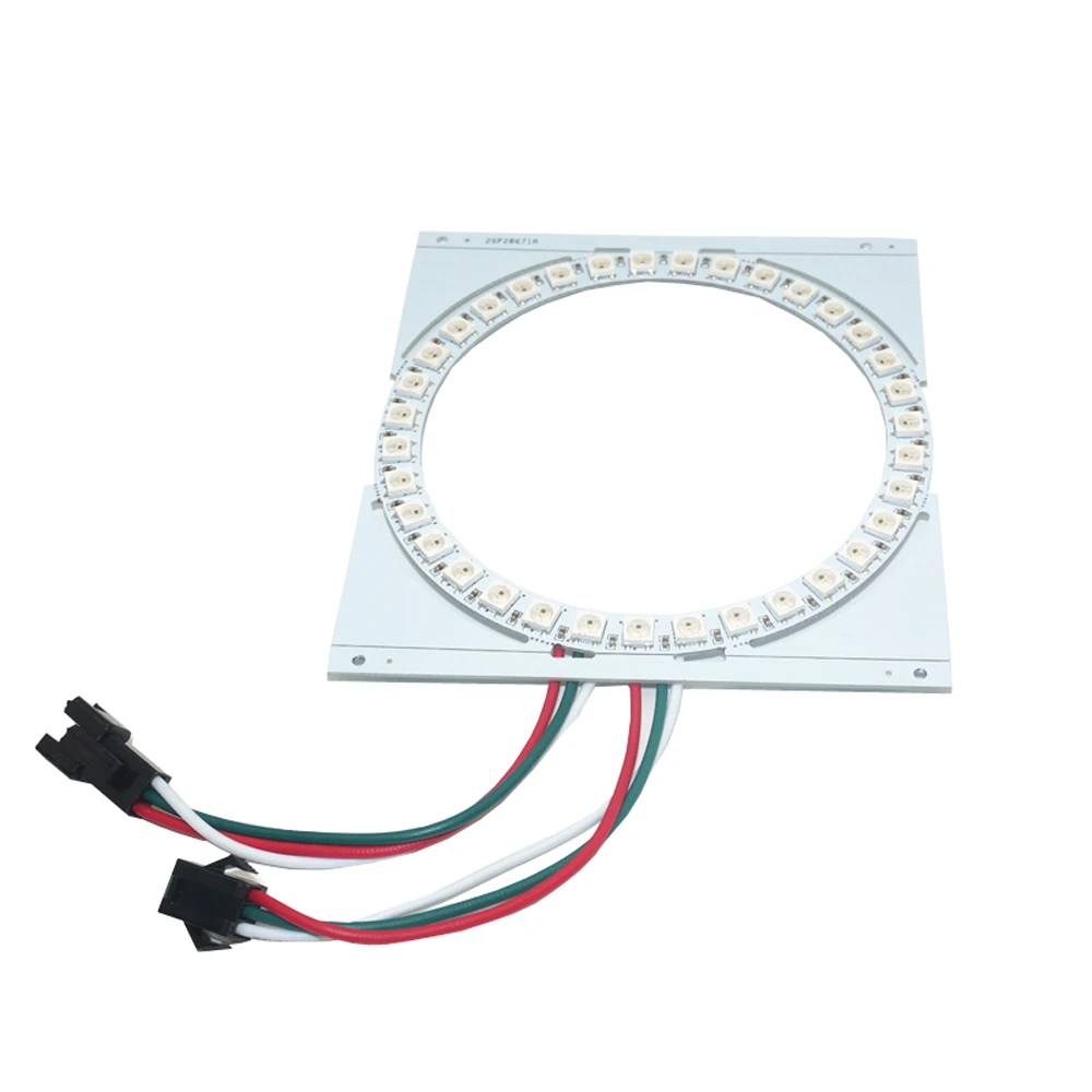 DC5V ws2812b led Пиксели светильник 16/24/35/45 светодиодов SMD5050 RGB индивидуальные адресуемых кольцо круглый потолочный светильник макетная плата для игрушечных автомобилей