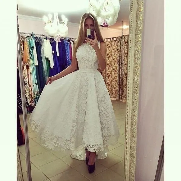 white lace dress ebay