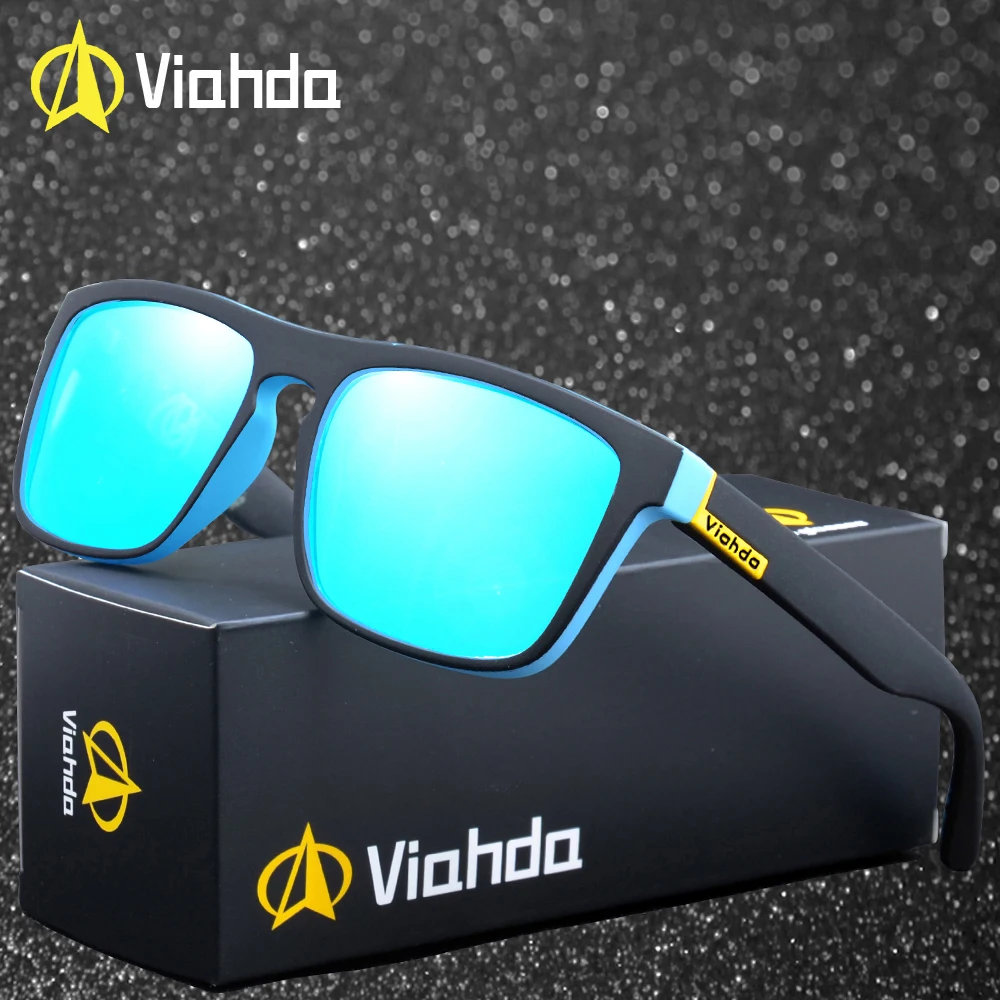 

Viahda 2019 New Brand Squared Polarized Sunglasses Men Top Quality Male Sun Glasses Driving Fashion Travel Eyewear UV400