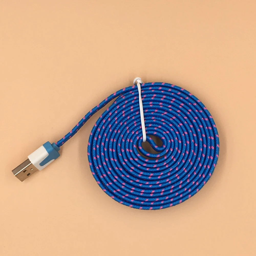 30 Pin USB кабель для iPhone 4 4s 3gs iPad 2 3 iPod Классический nano сенсорный нейлоновый плетеный