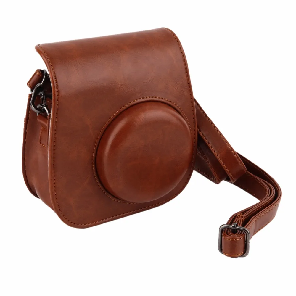 

Pu Leather purse instant Camera Strap Bag Case Cover Pouch Protector For Polaroid Camera For Fuji Fujifilm Instax Mini 8 8+ 9