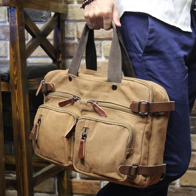 Xiao.p Vintage military Canvas men travel bags Carry on Luggage bags Men Duffel  bags travel