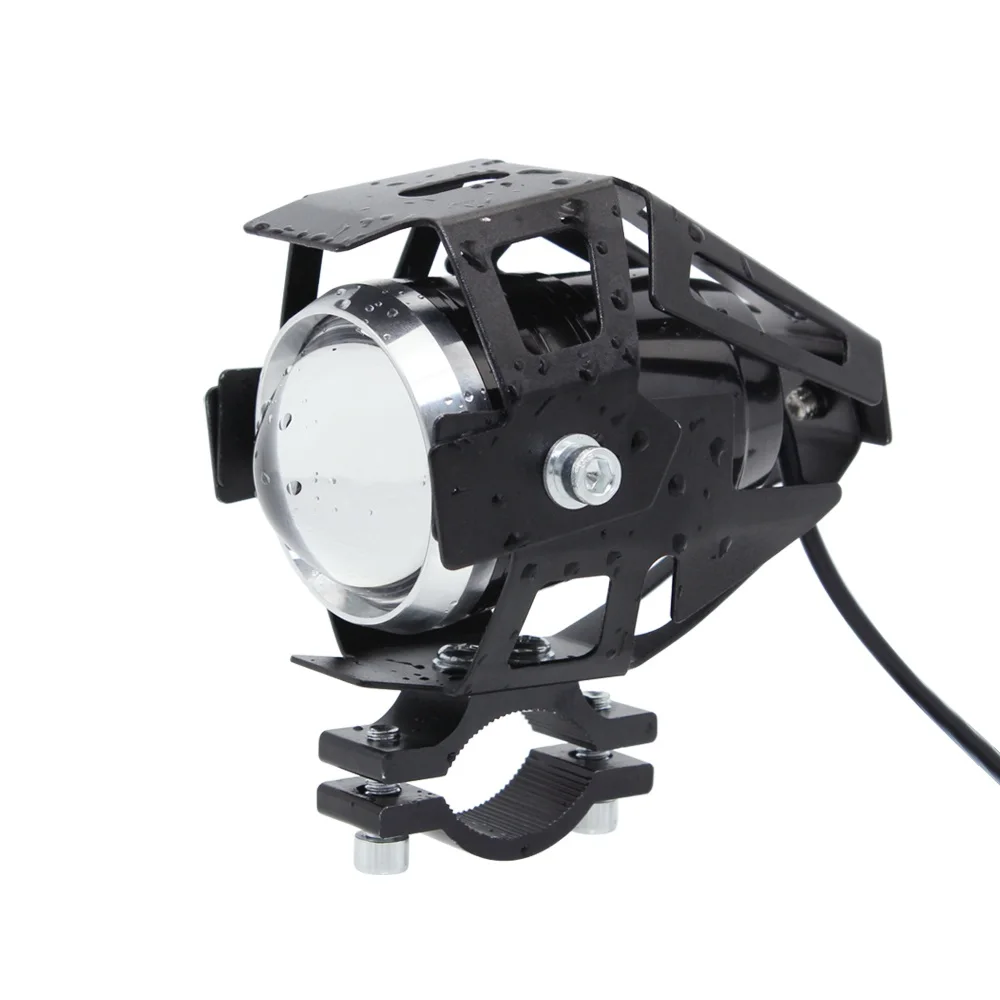

ANBLUB U5 Motorcycle LED Headlight Fog Light 125W 3000LM Devil Angel Eye DRL Moto Headlamp Spotlight Accessories 12V 6000K