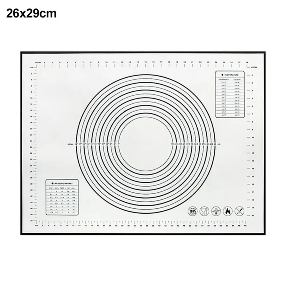 

Food Grade Platinum Silicone Mat Non-Slip Baking Mat Noodle Mats Board 29*26CM 40*50CM 60*80CM
