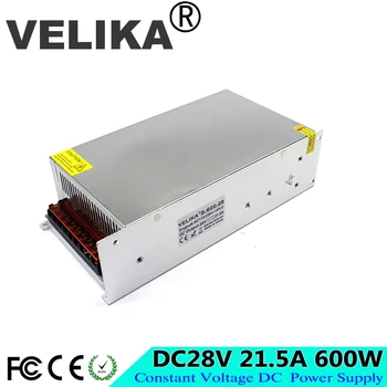 

600W 21.5A DC28V Single Output Switching power supply Driver lighting Transformers 110v 220v AC-DC 28V SMPS for CNC CCTV Stepper