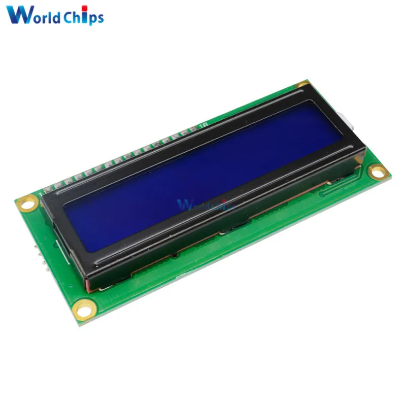 10 шт. LCD 1602 Модуль ЖКД синий/желто зеленый экран 16x2 персональный ЖК дисплей PCF8574T