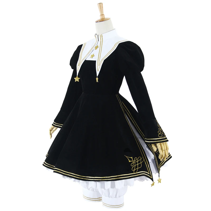 Горячее предложение аниме косплей CardCaptor Sakura black angle Kinomoto искатель карт черное