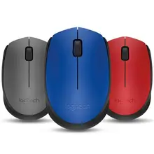 Беспроводная мышь logitech M170 2,4 GHz 1000 dpi с Nano приемником, профессиональные Игровые Мыши для ПК, ноутбуков, MAC, высокое качество