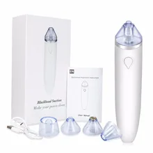 Электрический вакуумный отсос для угрей, машина для чистки акне, очищающая кожу лица, носа, черная головка, экстрактор, Микродермабразия, Комедон