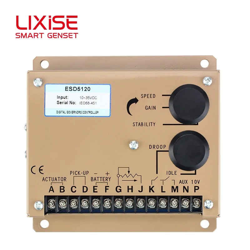 

speed control unit ESD5120 LIXiSE diesel generator set governor