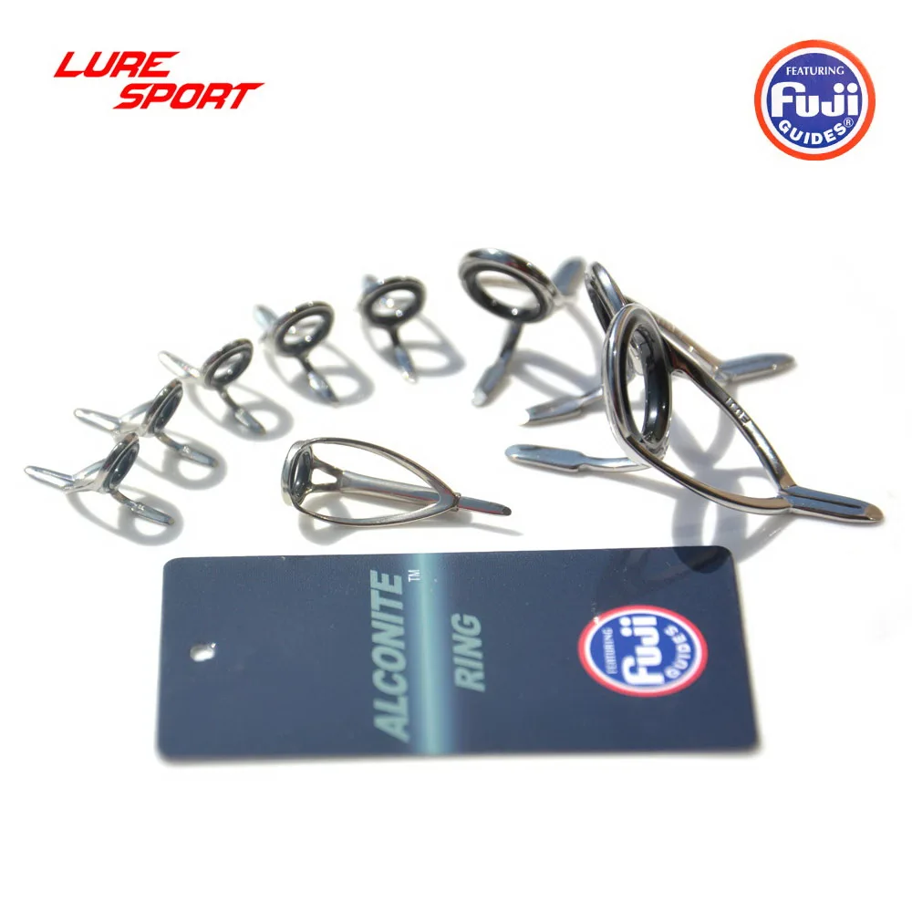 Topo e Guia Haste de Reparação Pólo de Pesca Luresport Fuji Guia Peças Conjunto Mnat Kwag Elenco Componente Edifício Faça Você Mesmo Acessório 9 Mod. 1230198