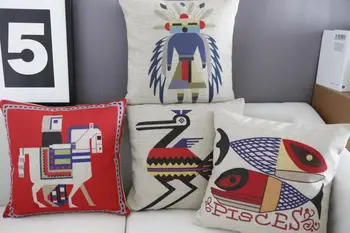 

Personality Exotic pillow ,Ethnic cushion ,Linen pillowcase,cushion home decor sofa cushion decorative Pillows