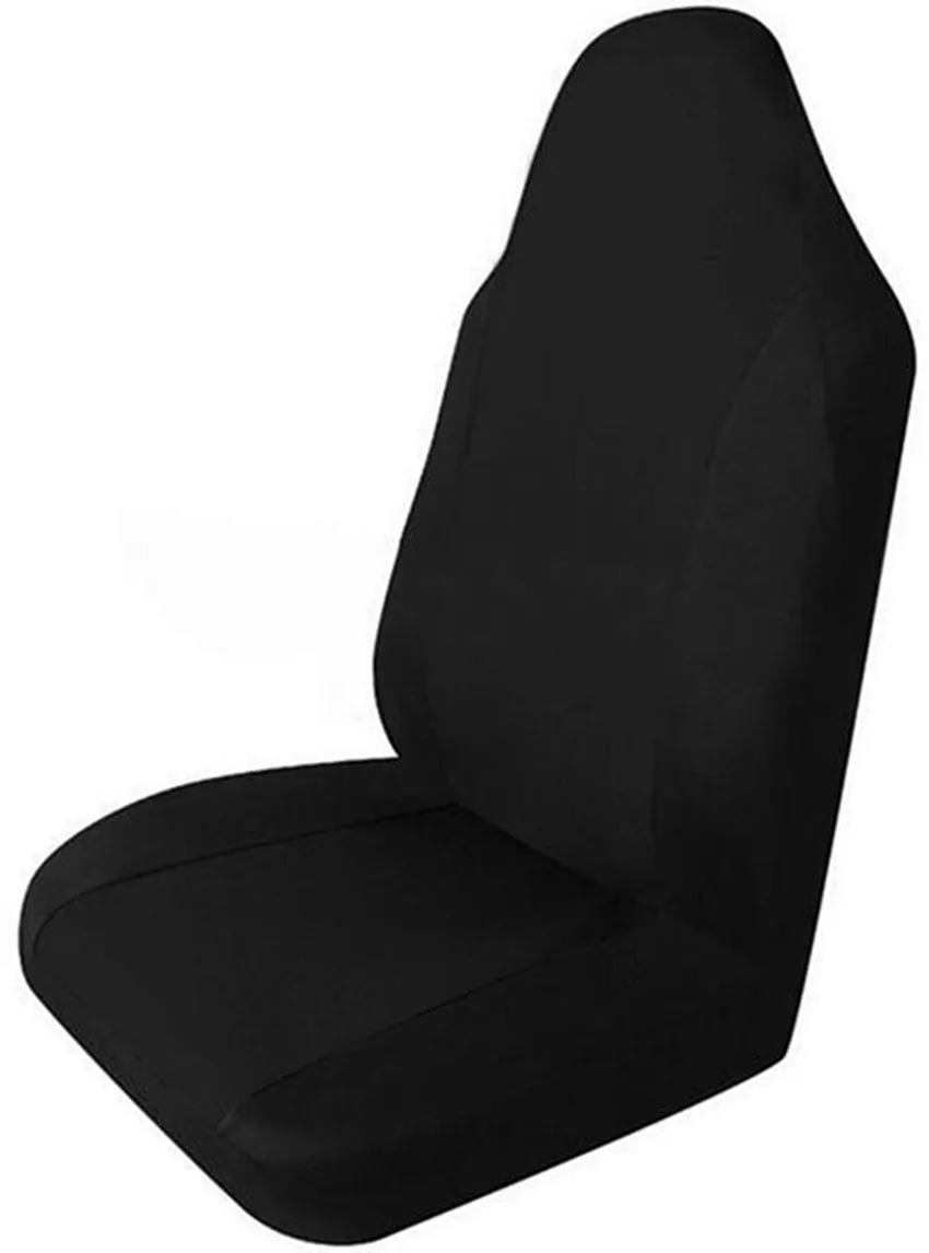 Simple Style High Back Bucket Car Seat Cover Universal Fit with Non- Detachable Headrests and Detachable Headrest Simple Style High Back Bucket Car Seat Cover Universal Fit with Non- Detachable Headrests and Detachable Headrest