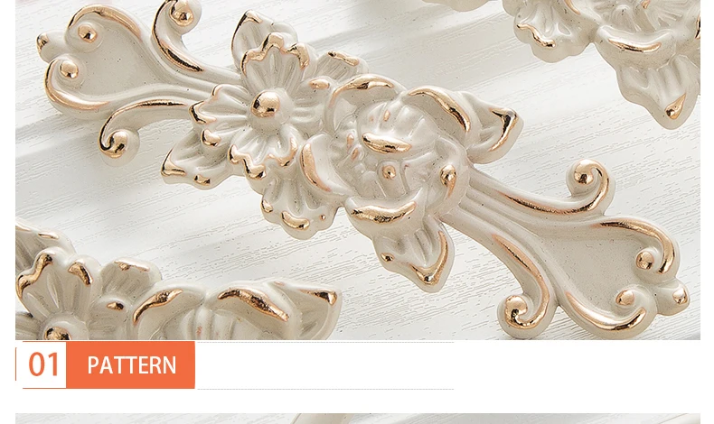 KAK-Zinc Aolly Handle Cabinet, Marfim Branco, Armário