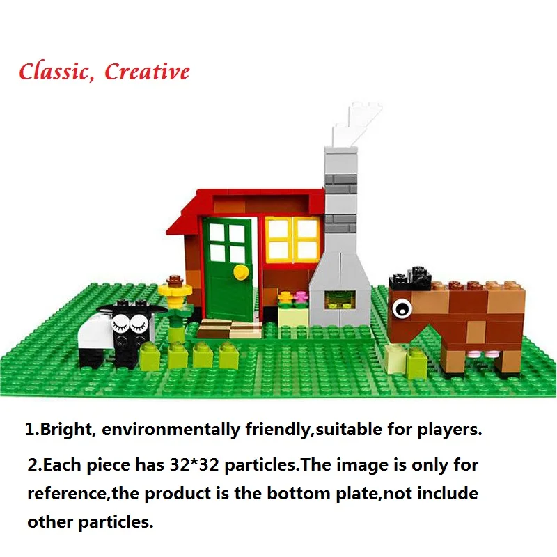 Классические базовые пластины пластиковые кирпичи опорные пластины основные бренды строительные блоки строительные игрушки