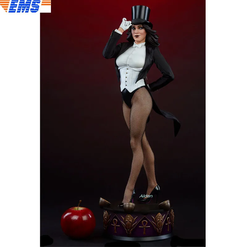 2" SS 300262 аниме сексуальные фигурки-Статуэтки супергерой бюст Zatanna Zatara полноразмерная портретная Смола экшн-модель игрушечная коробка 59 см Z2110 - Цвет: Черный