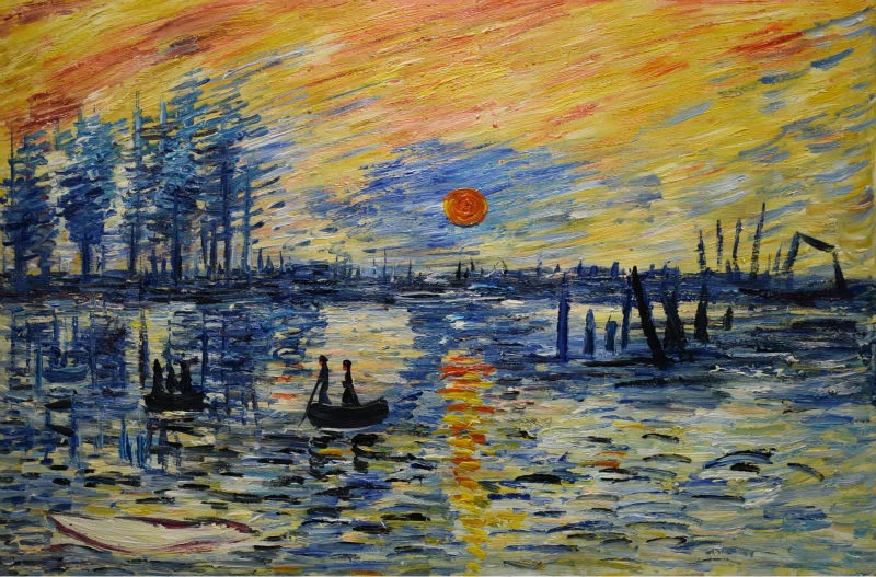 Handpainted Impressionism Claude Monet Oil Painting On Canvas Landscape Canvaspainting Wall Art Picture Painting For Living Room Oil Painting Monet Oil Paintingpaintings On Canvas Aliexpress