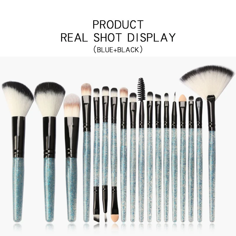 

18 pcs Makeup Brushes Set & Tools Foundation Powder Eye Shadow Eyeliner Lip Make Up Brush Cosmetic Tool