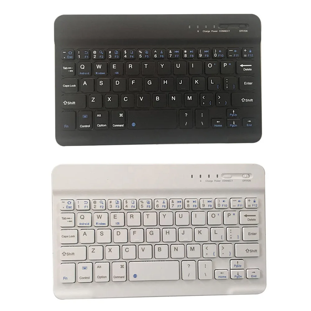 

Ultra Slim Multimedia Aluminum Wireless Bluetooth Keyboard For IOS Android Tablet PC Windows For IPad Min Bluetooth Keyboard