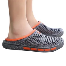 Мужские тапочки; летние домашние Спортивные Тапочки; повседневная обувь; пляжная обувь без застежки; zapatos de hombre; B1