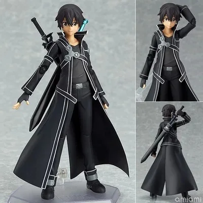 Аниме Фигурка 15 см меч искусство онлайн kirigaya kazuto Figma #174 ПВХ фигурка коллекционная