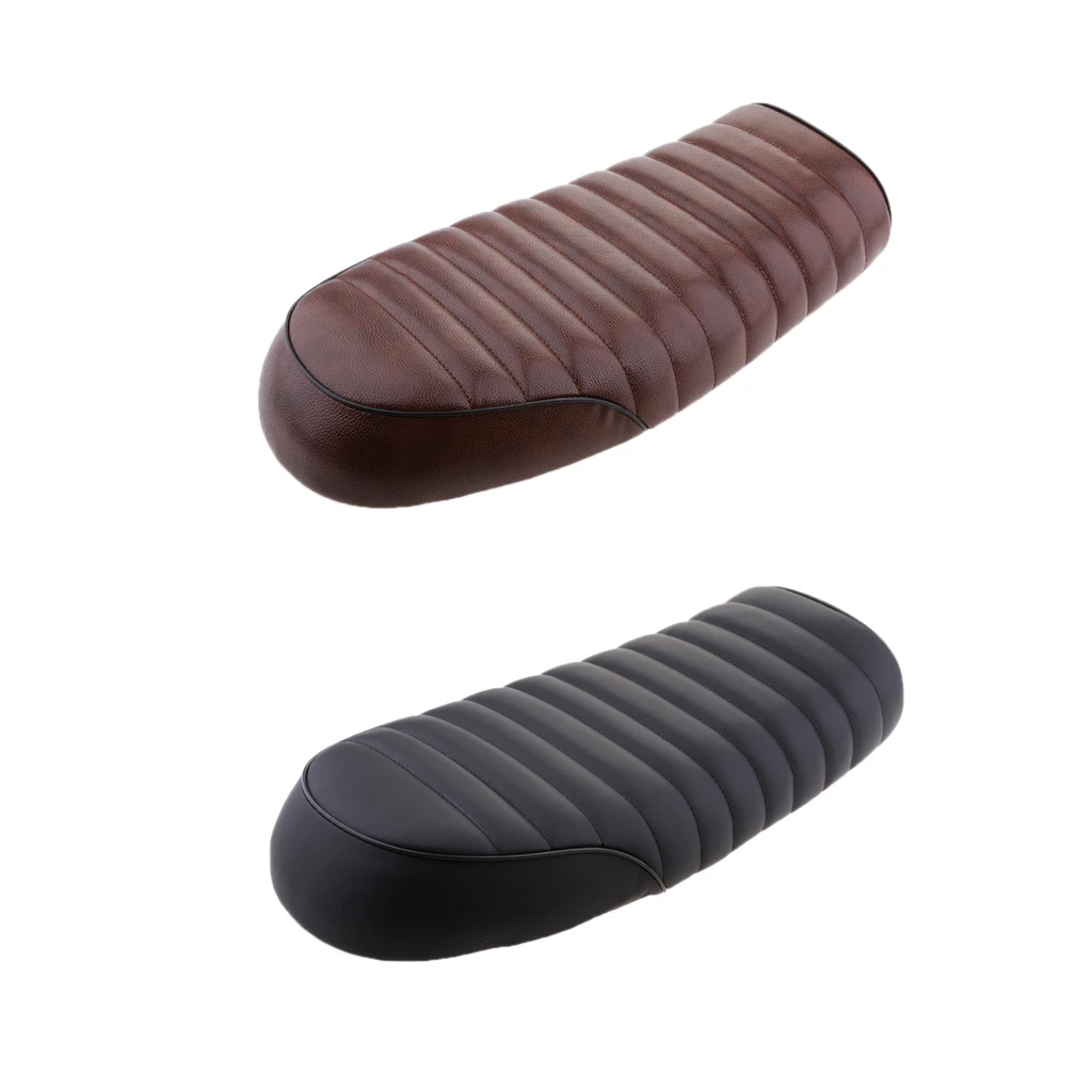 Flat Custom Vintage Saddle Cafe Racer Seat For Honda CB450 CB350 CB750 Durable High Quality Soft Leatherette