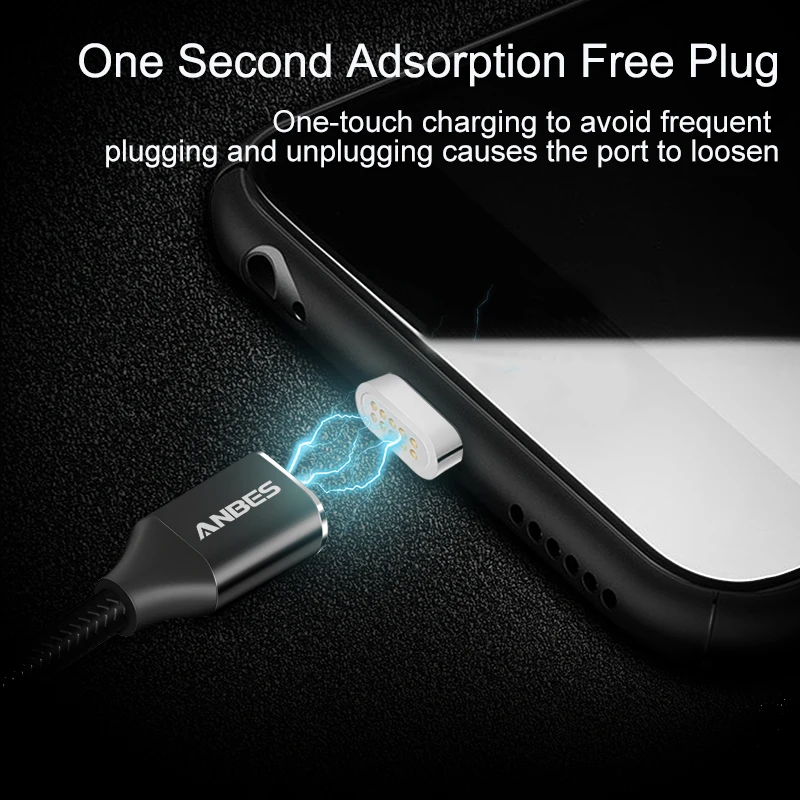ANBES USB مغناطيسي صغير كابل ل Xiaomi هواوي شاحن هاتف محمول يعمل بنظام تشغيل أندرويد سريع شحن المغناطيسي شاحن كابل البيانات مايكرو usb ANBES USB مغناطيسي صغير كابل ل Xiaomi هواوي شاحن هاتف محمول يعمل بنظام تشغيل أندرويد سريع شحن المغناطيسي شاحن كابل البيانات مايكرو usb