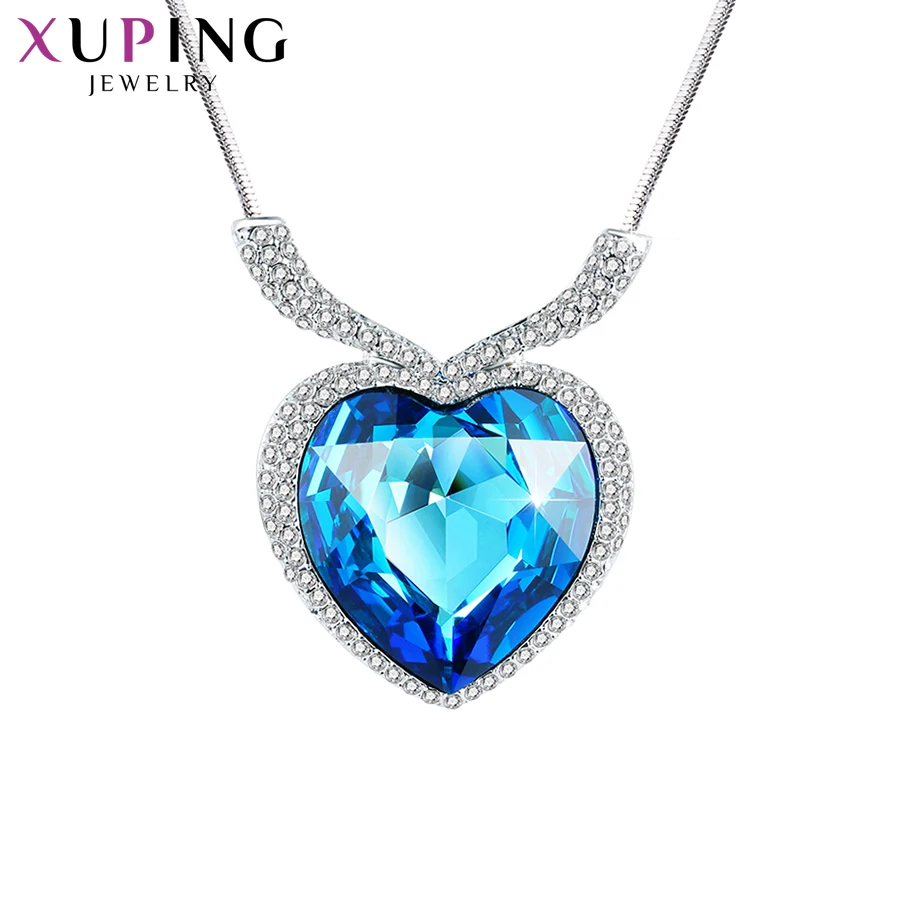 

Xuping Fashion Pendant Necklaces Luxury Crystals from Swarovski High Quality Pendant Hot Sell for Women Gift M67-40154