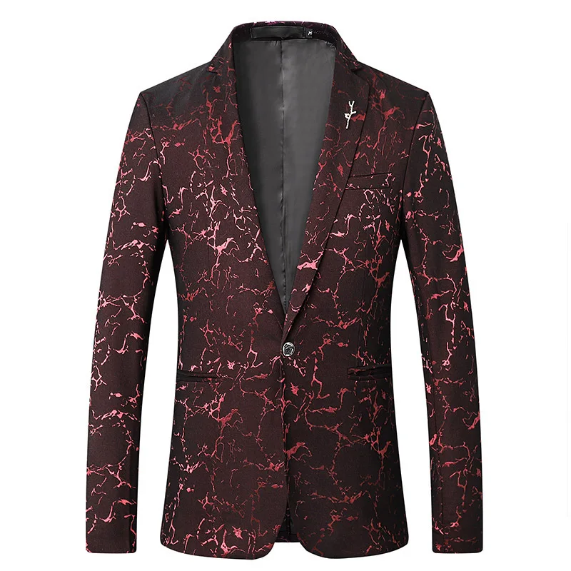 Mens Slim Fit brand cotton Blazer Slim Masculino Business Casual Mens Stylish Blazer Spring Autumn dropshipping top coat