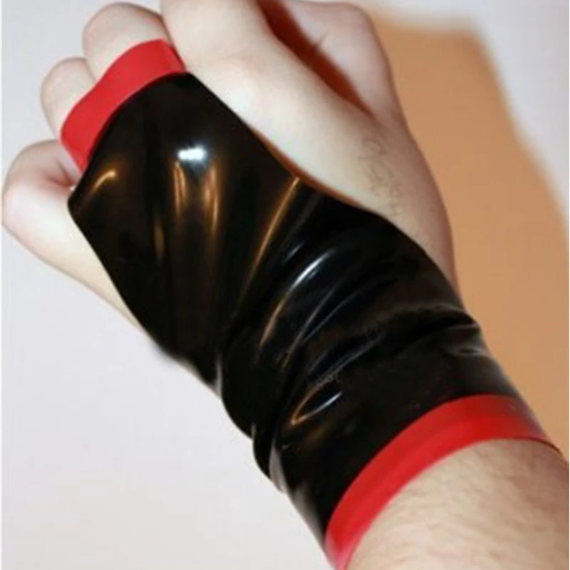 new design sexy lingerie exotic women men latex clothing short wrist club gloves cekc zentai fetish uniform XS-XXL