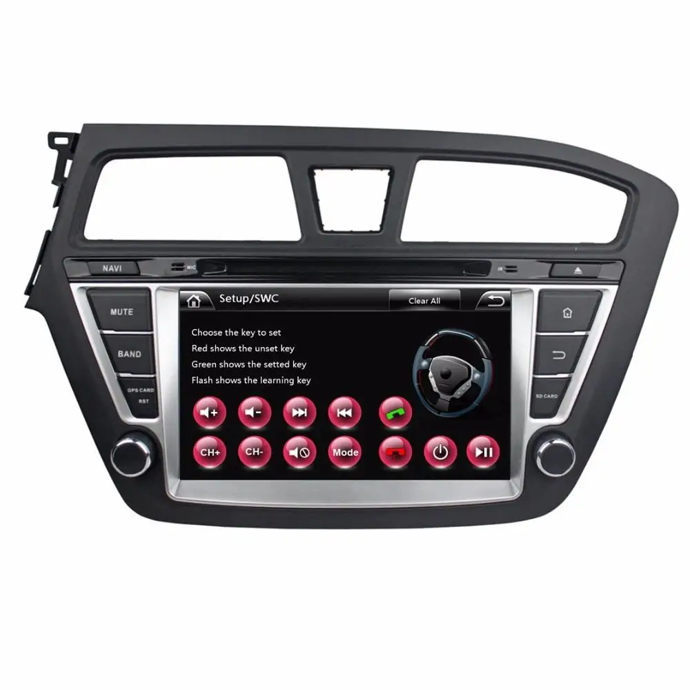 Discount 8" in-dash Car DVD player with GPS(opt.),audio Radio stereo,USB/SD,AUX,BT/TV,car multimedia headunit for Hyundai I20 2014 2015 4