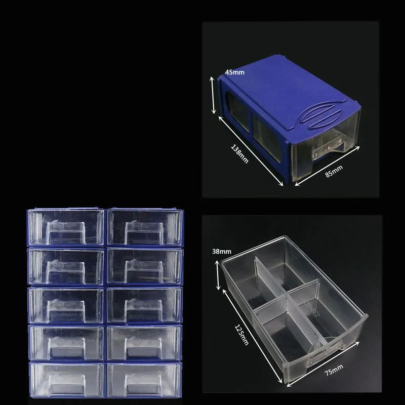 12 unid/set caja de componentes tipo cajón organizadores Caja de Herramientas contenedor Hardware taladro tornillo piezas caja de almacenamiento 12 unid/set caja de componentes tipo cajón organizadores Caja de Herramientas contenedor Hardware taladro tornillo piezas caja de almacenamiento