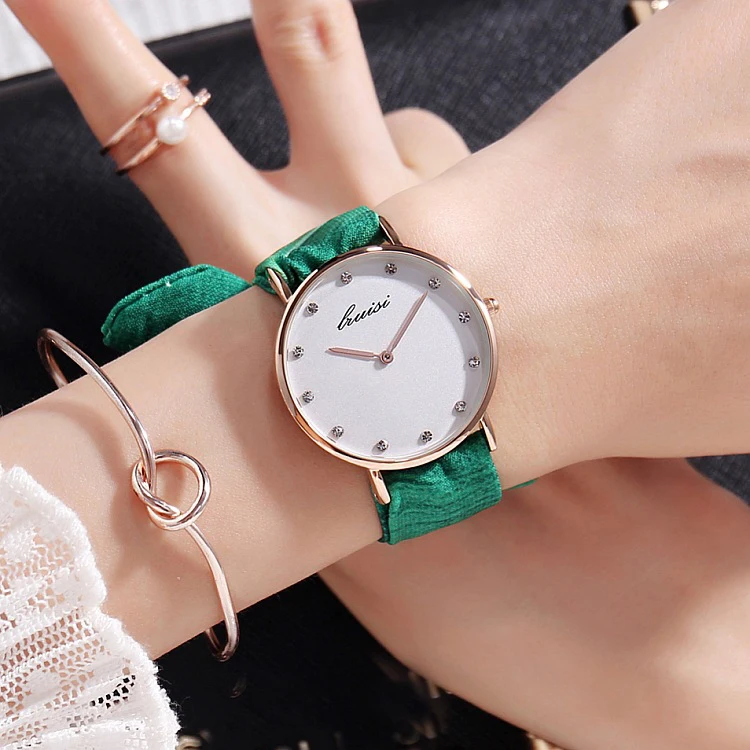New Hot Sale Fabric Band Watch Female Waterproof Quartz Watch Student