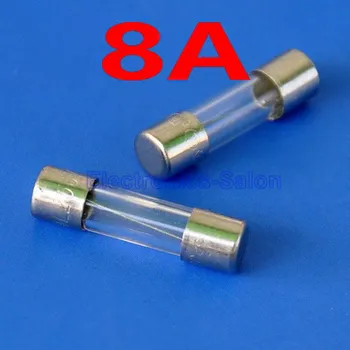 

( 200 pcs/lot ) F8A 8A 250V,20mm,Quick Blow Glass Fuse,UL.