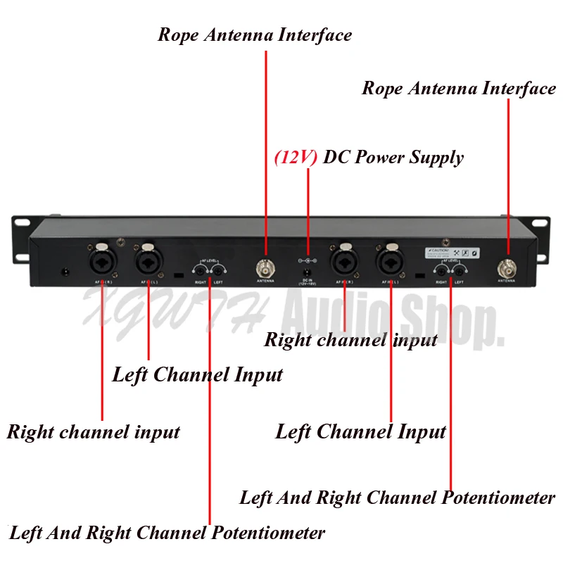 UHF In Ear Monitor система сценическая производительность Двухканальный беспроводной монитор прослушивание наушников система возврата ушей