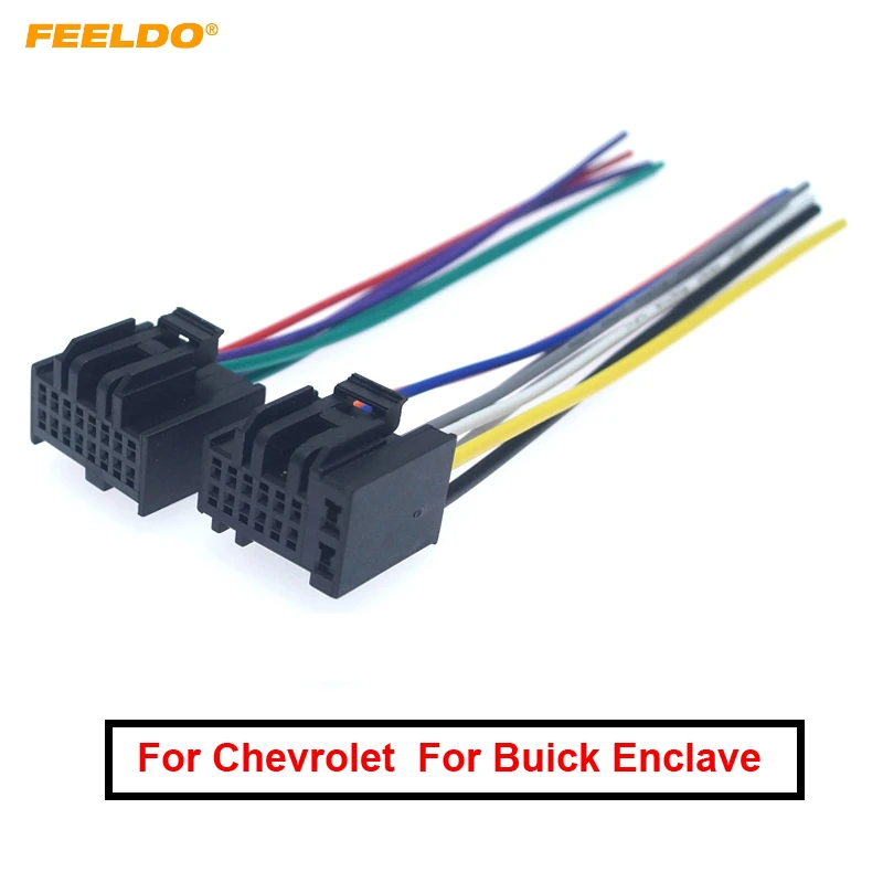 FEELDO Car Stereo ISO Audio Installation Wiring Harness Adapter For Chevrolet Captiva Enclave Silverado Tahoe Radio CD/DVD Cable|Cables, Adapters & Sockets| - AliExpress | Chevrolet Truck Wiring Harness Adapter Dvd | | AliExpress