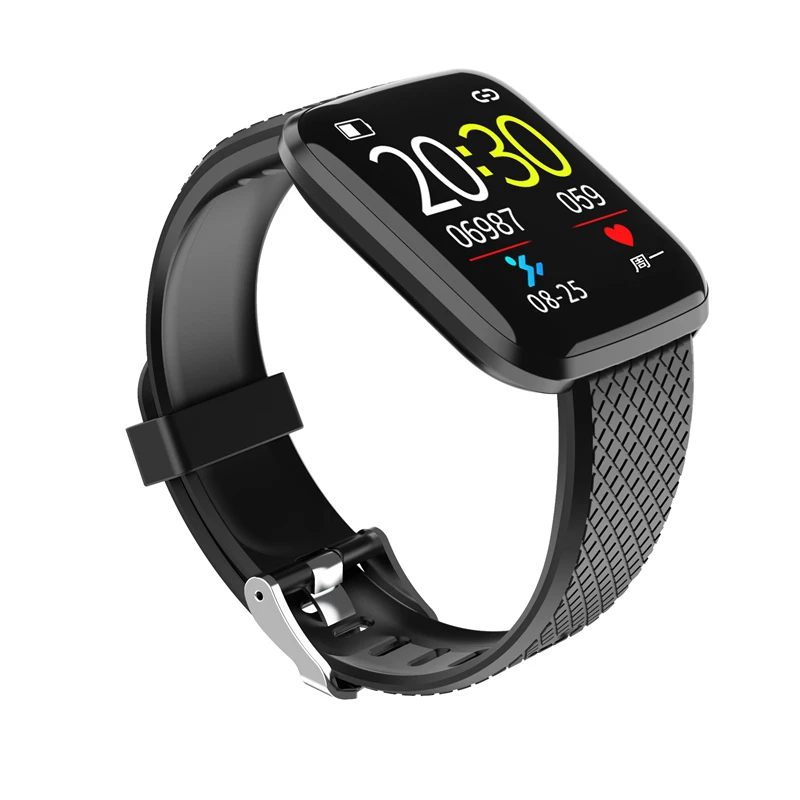 

Bakeey 116 Plus2 UI Update Ul&tra Thin Smart Watch HR Blood Pressure Monitor IP67 Multi Sport Modes Reminder Fitness Smart Watch