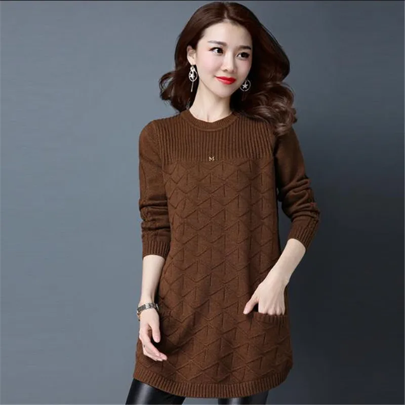 Loose sweaters for women 2019 spring autumn Bottoming shirt pullover sweaters winter Plus size 4XL Knit female outerwear A1135 Loose sweaters for women 2019 spring autumn Bottoming shirt pullover sweaters winter Plus size 4XL Knit female outerwear A1135