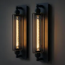 

Loft Industrial Vintage Edison Wall Light Lamp For Home Wall Sconce Metal Frame Factory Feature Free Shipping