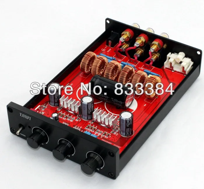 

TPA3116 2.1 2x50W+100W Class D AMP Amplifier Board assemble with Case