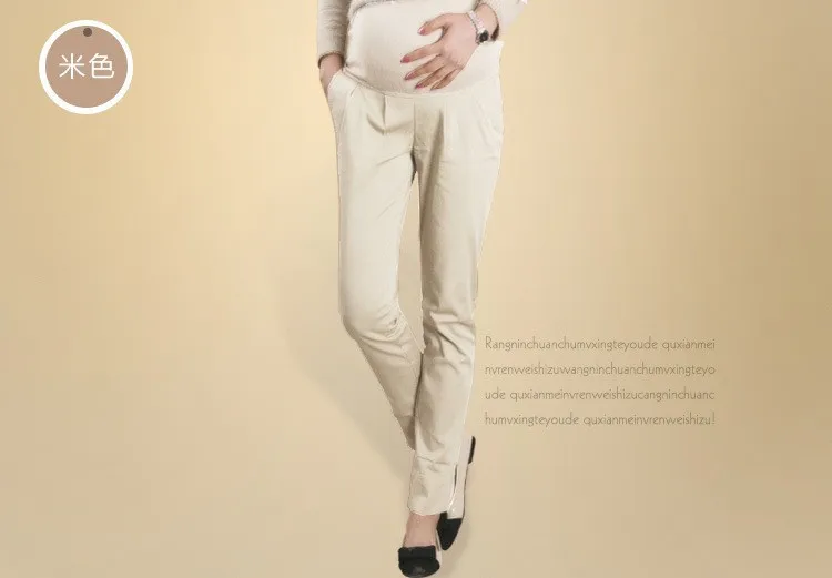 2018 новые хлопковые брюки для беременных Одежда для беременных Для женщин брюки для беременных Gestante Pantalones Embarazada Костюмы