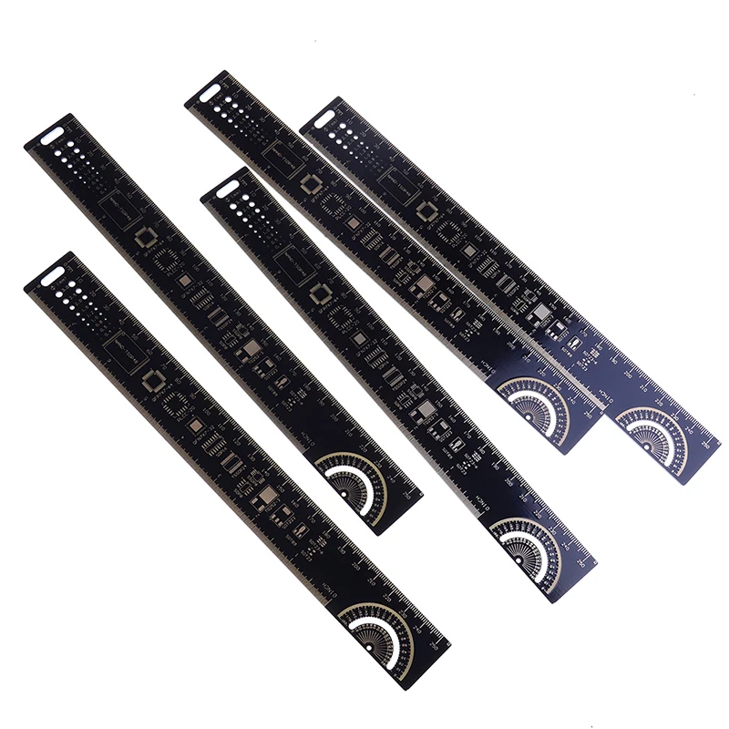25cm Multifunctional PCB Ruler Measuring Tool Resistor Capacitor Chip IC SMD Diode Transistor Package font b