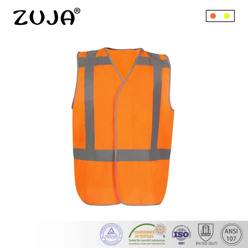 

High visibility reflective safety vest reflective workwear