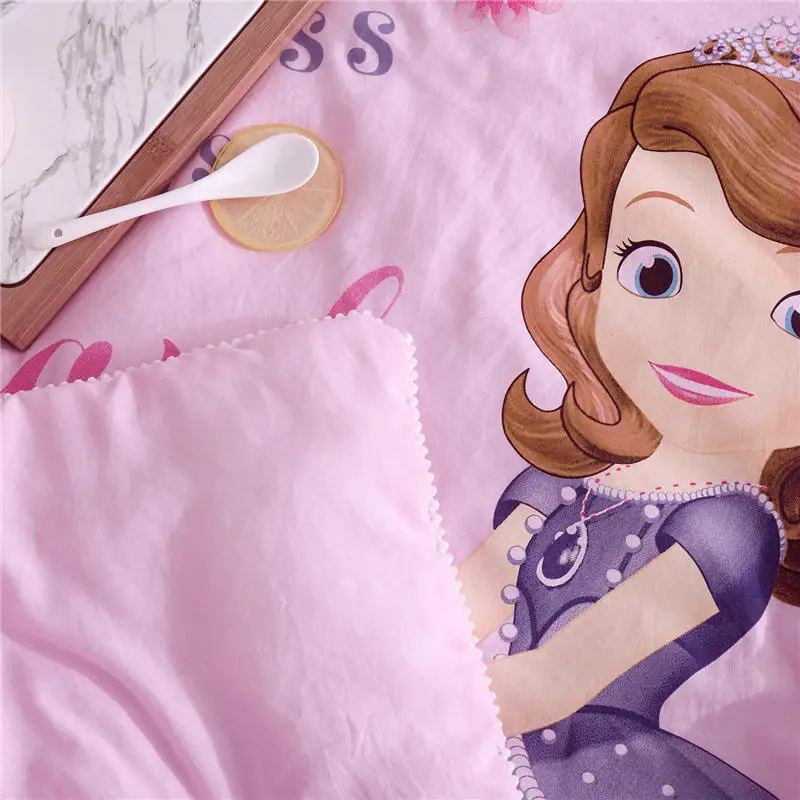 Disney розовое одеяло принцессы Софии для кровати двуспальное летнее маленькой