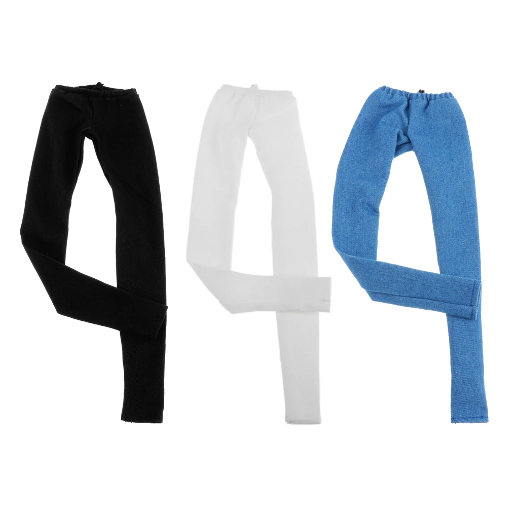 1/4 Scale Girl Dolls Clothes 3pcs Pencil Pants Skinny Trousers for 45CM Ball Jointed Doll, for SD Casual Wear