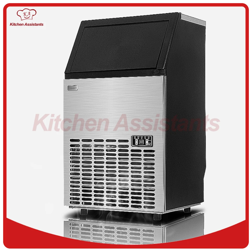 HZB50 HOT 50kgs/24H Automatic ice Maker, Household ice cube making machine for commercial use for bar for coffee shop, цена HZB50 HOT 50kgs/24H Automatic ice Maker, Household ice cube making machine for commercial use for bar for coffee shop, цены онлайн