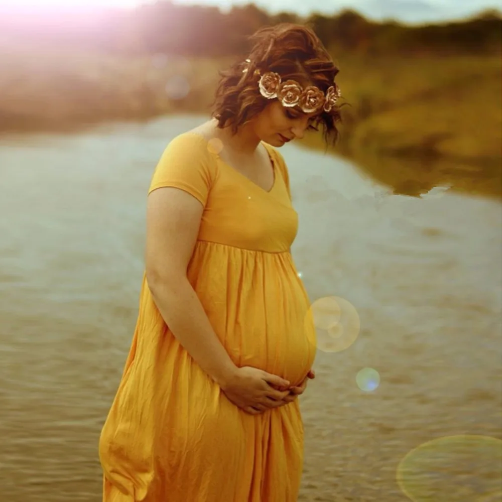 Puseky платье для беременных фотосессия платье макси для беременных с разрезом спереди для беременных свободное сексуальное платье для беременных реквизит для фотосессии 7 цветов